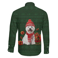 West Highland White Terrier Christmas Family Matching Tank Maxi Dress and Hawaiian Shirt Xmas Holiday Patterns - Wonder Print Shop