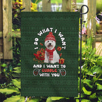 West Highland White Terrier Christmas Garden Flag Xmas Holiday Patterns - Wonder Print Shop
