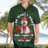 West Highland White Terrier Christmas Hawaiian Shirt Xmas Holiday Patterns - Wonder Print Shop