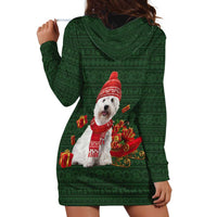 West Highland White Terrier Christmas Hoodie Dress Xmas Holiday Patterns - Wonder Print Shop
