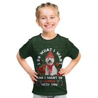 West Highland White Terrier Christmas Kid T Shirt Xmas Holiday Patterns - Wonder Print Shop
