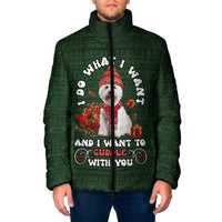 West Highland White Terrier Christmas Padded Jacket Xmas Holiday Patterns - Wonder Print Shop