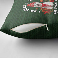 West Highland White Terrier Christmas Pillow Cover Xmas Holiday Patterns - Wonder Print Shop