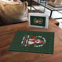 West Highland White Terrier Christmas Puzzle Xmas Holiday Patterns - Wonder Print Shop