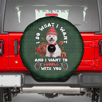 West Highland White Terrier Christmas Spare Tire Cover Xmas Holiday Patterns - Wonder Print Shop