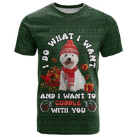 West Highland White Terrier Christmas T Shirt Xmas Holiday Patterns - Wonder Print Shop