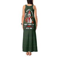 West Highland White Terrier Christmas Tank Maxi Dress Xmas Holiday Patterns - Wonder Print Shop