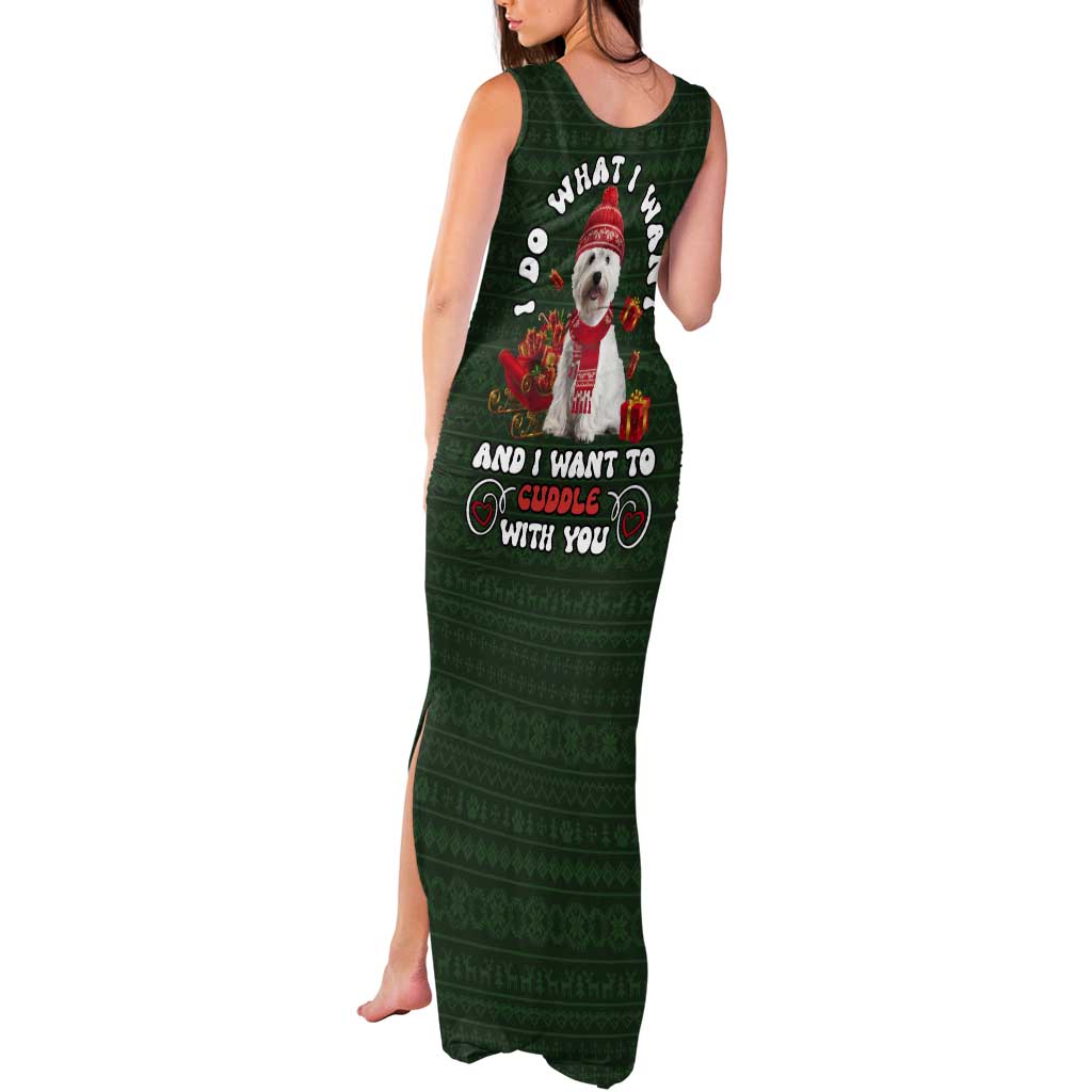 West Highland White Terrier Christmas Tank Maxi Dress Xmas Holiday Patterns - Wonder Print Shop
