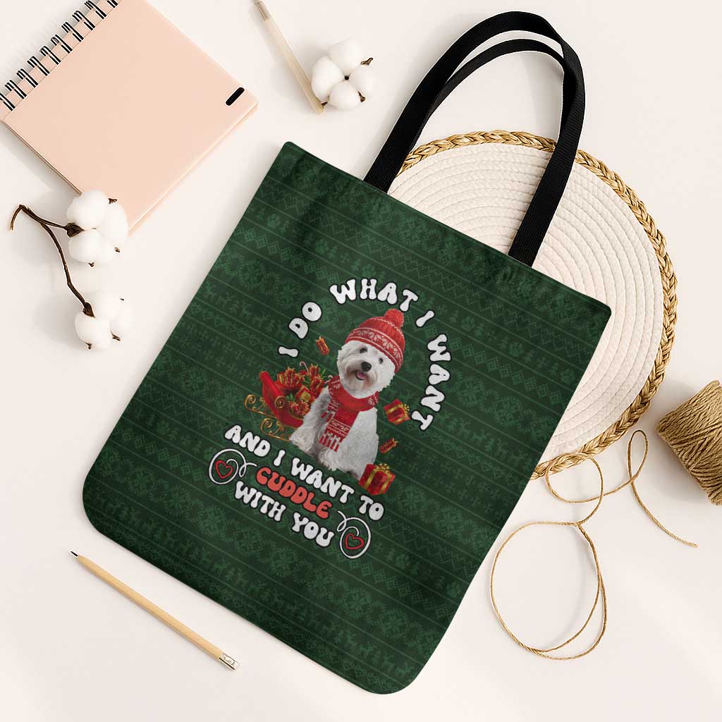 West Highland White Terrier Christmas Tote Bag Xmas Holiday Patterns - Wonder Print Shop