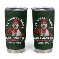 West Highland White Terrier Christmas Tumbler Cup Xmas Holiday Patterns - Wonder Print Shop