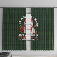 West Highland White Terrier Christmas Window Curtain Xmas Holiday Patterns - Wonder Print Shop