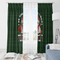 West Highland White Terrier Christmas Window Curtain Xmas Holiday Patterns - Wonder Print Shop