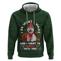 West Highland White Terrier Christmas Zip Hoodie Xmas Holiday Patterns - Wonder Print Shop