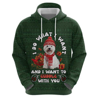 West Highland White Terrier Christmas Zip Hoodie Xmas Holiday Patterns - Wonder Print Shop