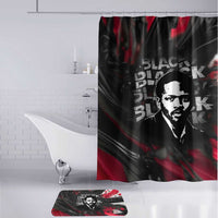 Steve Biko Bathroom Set with Black Consciousness Portrait, Power Fist Symbol and Red-Black Freedom - Wonder Print Shop