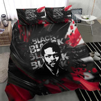 Steve Biko Bedding Set with Black Consciousness Portrait, Power Fist Symbol and Red-Black Freedom - Wonder Print Shop