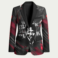 Steve Biko Blazer with Black Consciousness Portrait, Power Fist Symbol and Red-Black Freedom - Wonder Print Shop