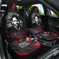 Steve Biko Car Seat Cover with Black Consciousness Portrait, Power Fist Symbol and Red-Black Freedom - Wonder Print Shop