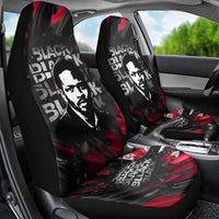 Steve Biko Car Seat Cover with Black Consciousness Portrait, Power Fist Symbol and Red-Black Freedom - Wonder Print Shop