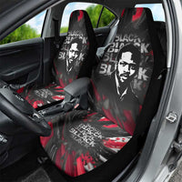 Steve Biko Car Seat Cover with Black Consciousness Portrait, Power Fist Symbol and Red-Black Freedom - Wonder Print Shop