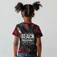 Steve Biko Kid T shirt with Black Consciousness Portrait, Power Fist Symbol and Red-Black Freedom - Wonder Print Shop
