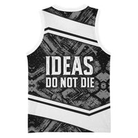 Steve Biko Basketball Jersey with Monochrome Portrait, Ideas Do Not Die Quote - Wonder Print Shop