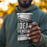 Steve Biko 4 in 1 Can Cooler Tumbler with Monochrome Portrait, Ideas Do Not Die Quote - Wonder Print Shop