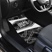 Steve Biko Car Mats with Monochrome Portrait, Ideas Do Not Die Quote - Wonder Print Shop