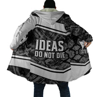 Steve Biko Cloak with Monochrome Portrait, Ideas Do Not Die Quote - Wonder Print Shop