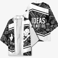 Steve Biko Kimono with Monochrome Portrait, Ideas Do Not Die Quote - Wonder Print Shop