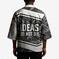 Steve Biko Kimono with Monochrome Portrait, Ideas Do Not Die Quote - Wonder Print Shop