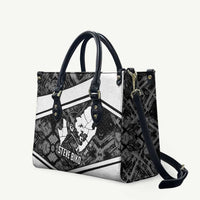 Steve Biko Leather Bag with Monochrome Portrait, Ideas Do Not Die Quote - Wonder Print Shop