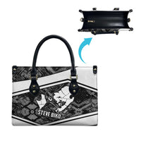 Steve Biko Leather Bag with Monochrome Portrait, Ideas Do Not Die Quote - Wonder Print Shop