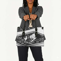 Steve Biko Leather Bag with Monochrome Portrait, Ideas Do Not Die Quote - Wonder Print Shop