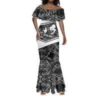 Steve Biko Mermaid Dress with Monochrome Portrait, Ideas Do Not Die Quote - Wonder Print Shop
