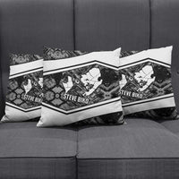 Steve Biko Pillow Cover with Monochrome Portrait, Ideas Do Not Die Quote - Wonder Print Shop