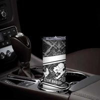 Steve Biko Skinny Tumbler with Monochrome Portrait, Ideas Do Not Die Quote - Wonder Print Shop