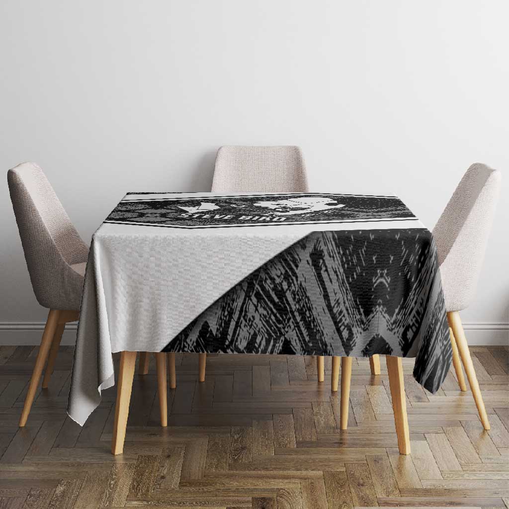 Steve Biko Tablecloth with Monochrome Portrait, Ideas Do Not Die Quote - Wonder Print Shop