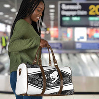 Steve Biko Travel Bag with Monochrome Portrait, Ideas Do Not Die Quote - Wonder Print Shop