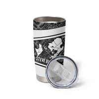 Steve Biko Tumbler Cup with Monochrome Portrait, Ideas Do Not Die Quote - Wonder Print Shop