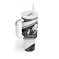 Steve Biko Tumbler With Handle with Monochrome Portrait, Ideas Do Not Die Quote - Wonder Print Shop