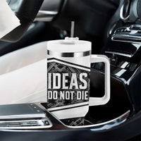 Steve Biko Tumbler With Handle with Monochrome Portrait, Ideas Do Not Die Quote - Wonder Print Shop