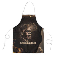 Chinua Achebe Apron with Sepia Portrait, Lion Historians Quote and Vintage African Map - Wonder Print Shop