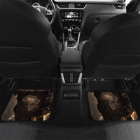 Chinua Achebe Car Mats with Sepia Portrait, Lion Historians Quote and Vintage African Map - Wonder Print Shop