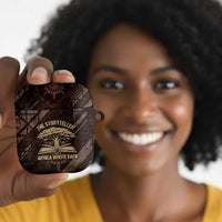 Chinua Achebe AirPods Case with Tribal Symbol Design, The Storyteller Quote and Africa Wrote Back - Wonder Print Shop