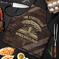 Chinua Achebe Apron with Tribal Symbol Design, The Storyteller Quote and Africa Wrote Back - Wonder Print Shop