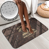 Chinua Achebe Bathroom Set with Tribal Symbol Design, The Storyteller Quote and Africa Wrote Back - Wonder Print Shop