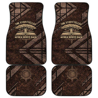 Chinua Achebe Car Mats with Tribal Symbol Design, The Storyteller Quote and Africa Wrote Back - Wonder Print Shop