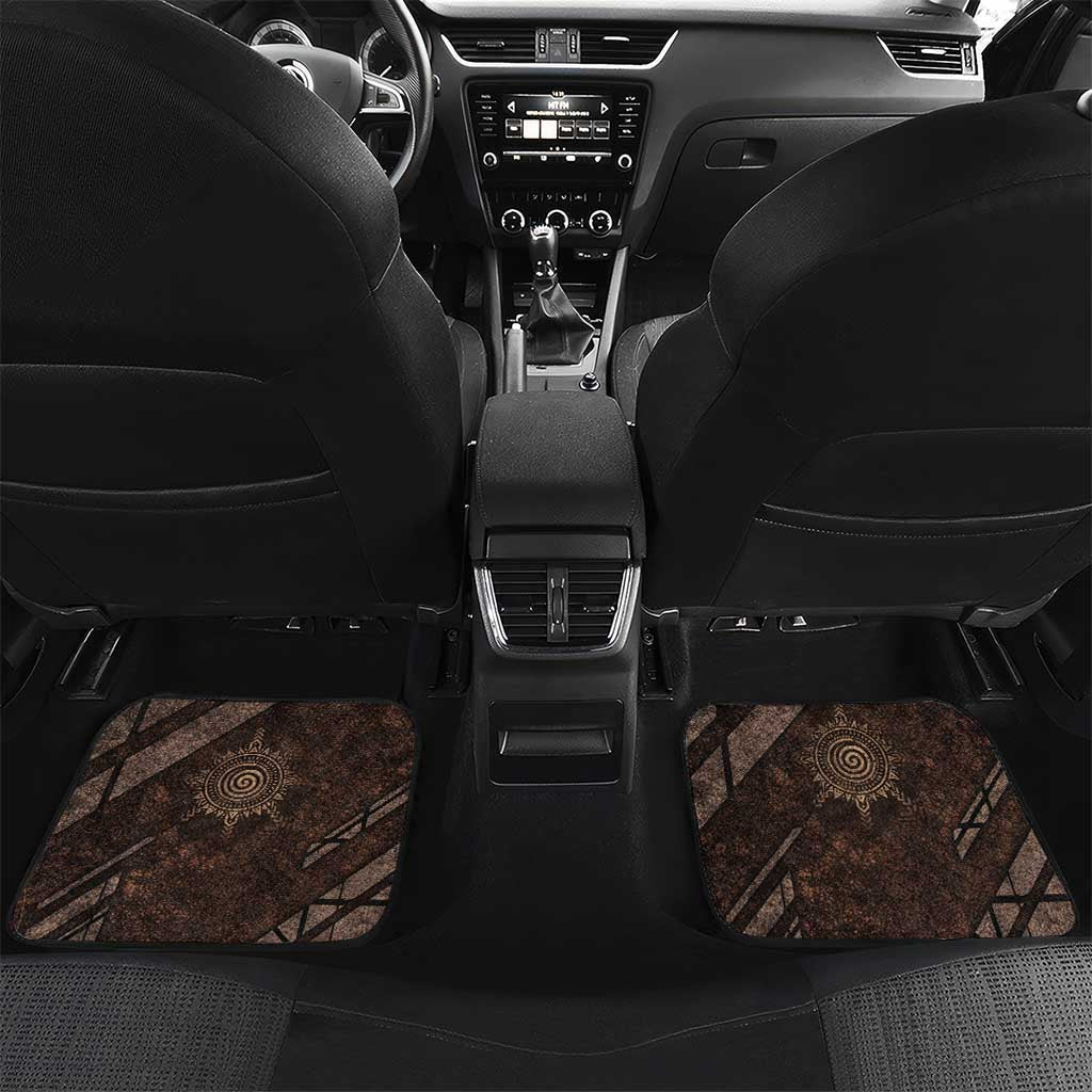 Chinua Achebe Car Mats with Tribal Symbol Design, The Storyteller Quote and Africa Wrote Back - Wonder Print Shop