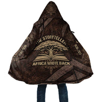 Chinua Achebe Cloak with Tribal Symbol Design, The Storyteller Quote and Africa Wrote Back - Wonder Print Shop